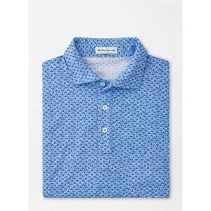 Peter Millar Pilot Mill Screwdrivers Printed Polo Mens Blue